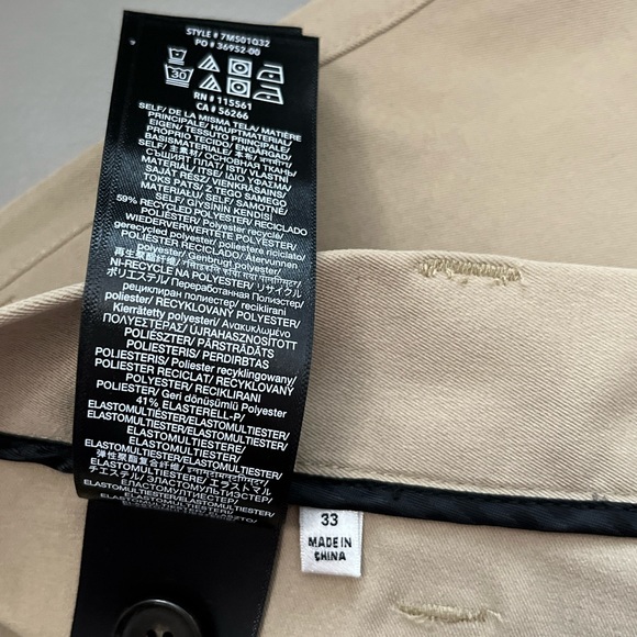 NWT - 7 For All Mankind Men’s Slim Tapered Fit Adrien Chino - Size 33 - Picture 11 of 11